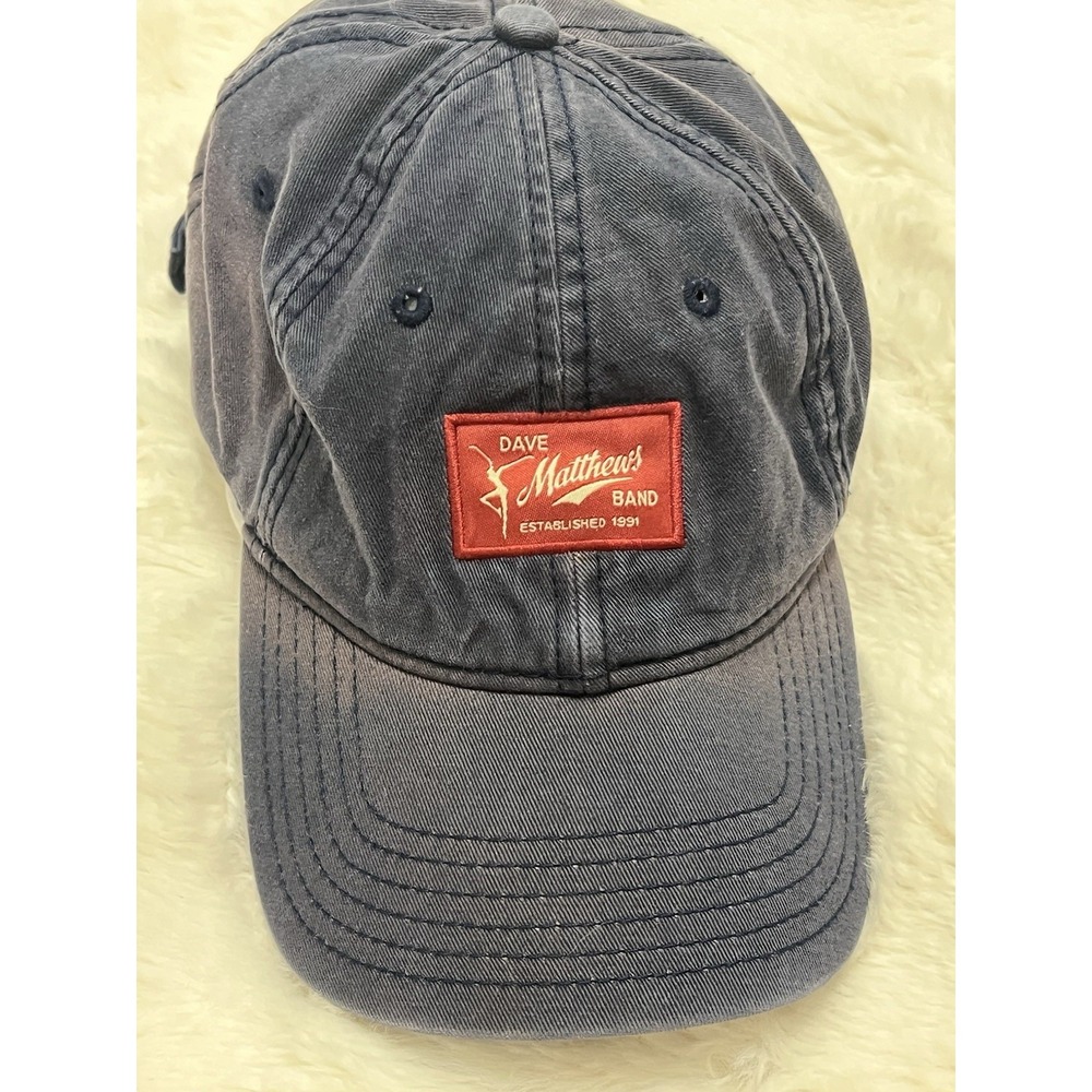 Dave Matthews Band Est 1991 Baseball Cap Hat Adjustable Blue  Gray Hat Patch